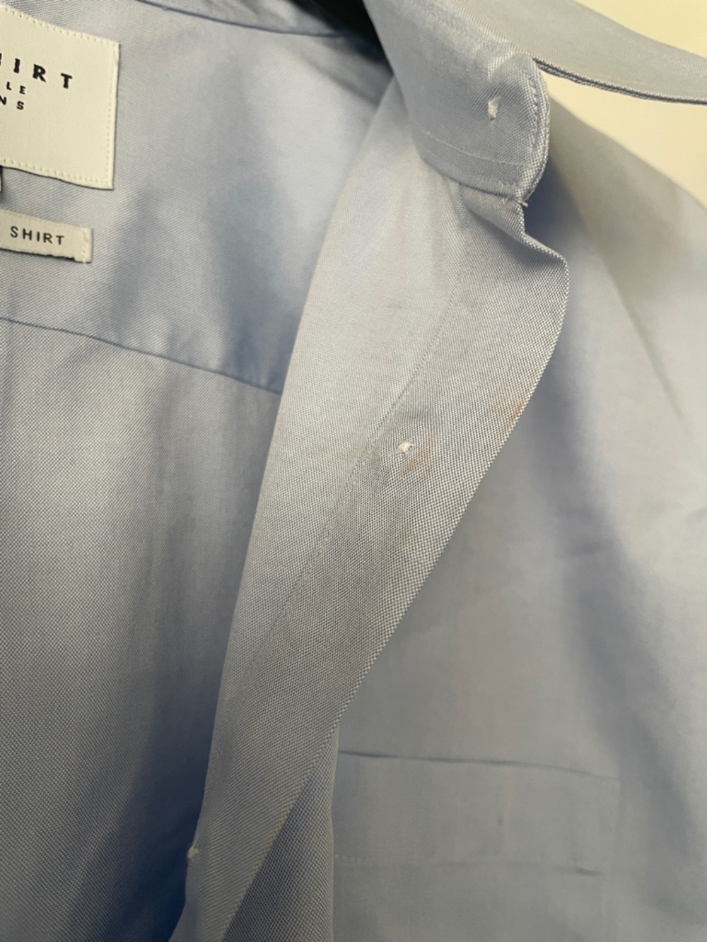 NWT The Jet Set Boyfriend Shirt in Blue Dawn - Picture 11 of 15
